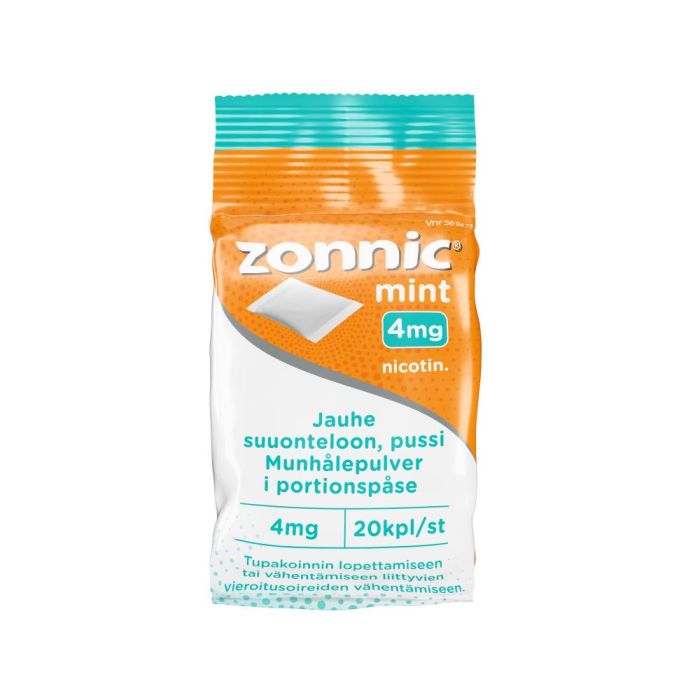 ZONNIC MINT pussi suuonteloon 4 mg 20 kpl kuva 2