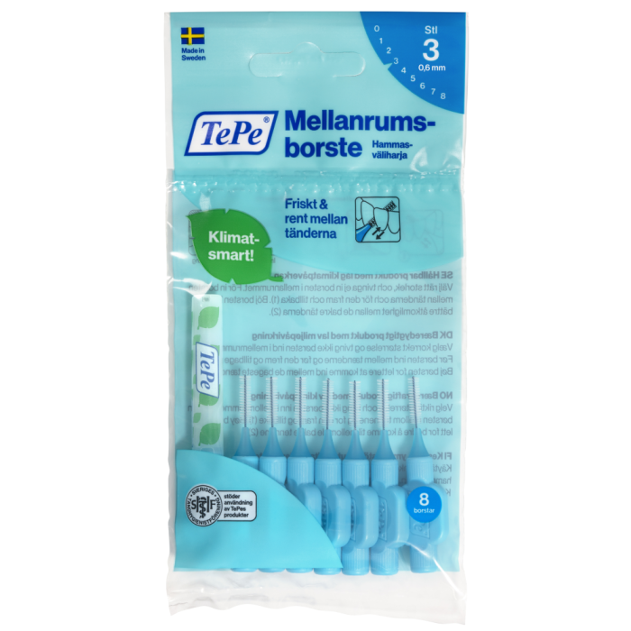 TePe hammasväliharja Original 0,6 mm 8 kpl kuva 1