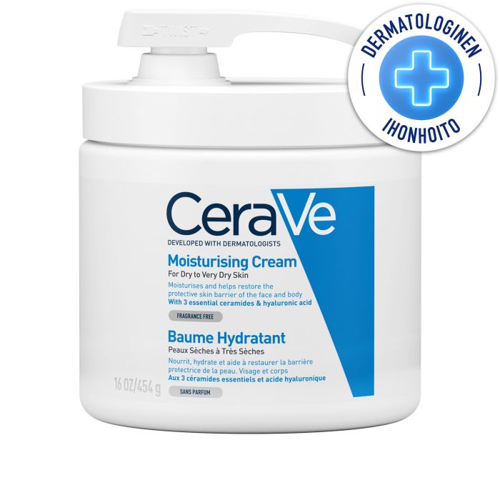 Cerave Moisturising Cream pumppu 454 g kuva 3