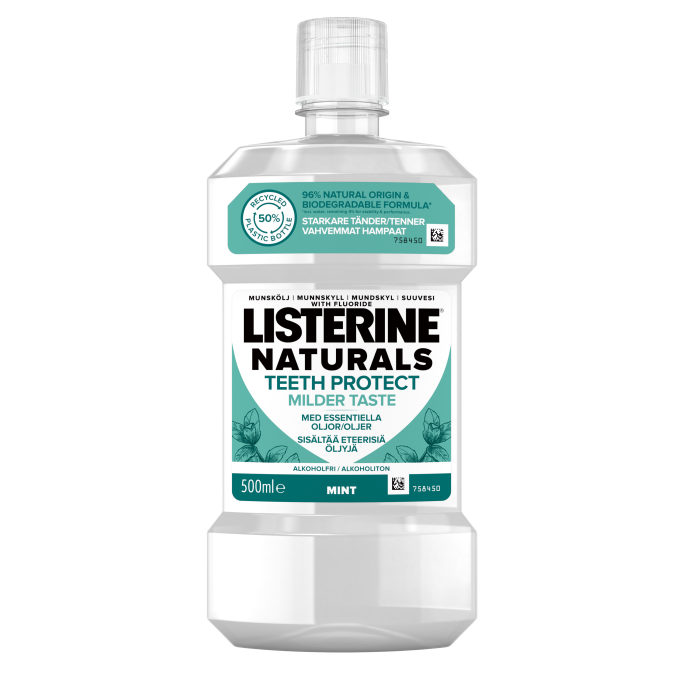 LISTERINE Naturals Teeth Protect Milder Taste suuvesi 500 ML kuva 2