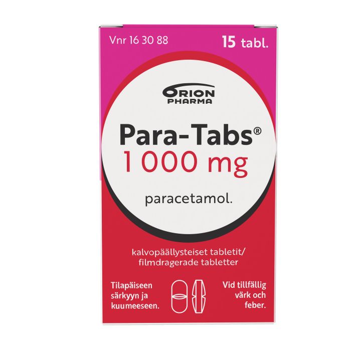 PARA-TABS tabletti, kalvopäällysteinen 1000 mg 15 kpl kuva 3