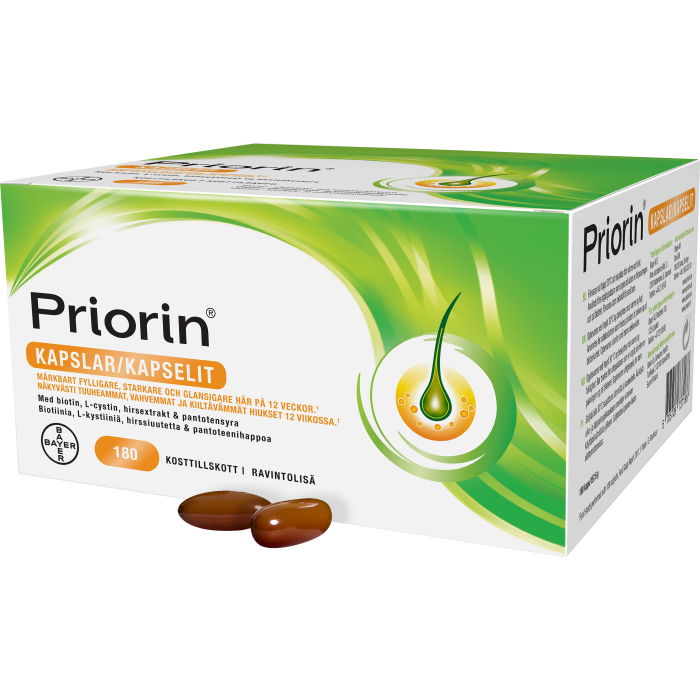 Priorin kapselit 180 kpl