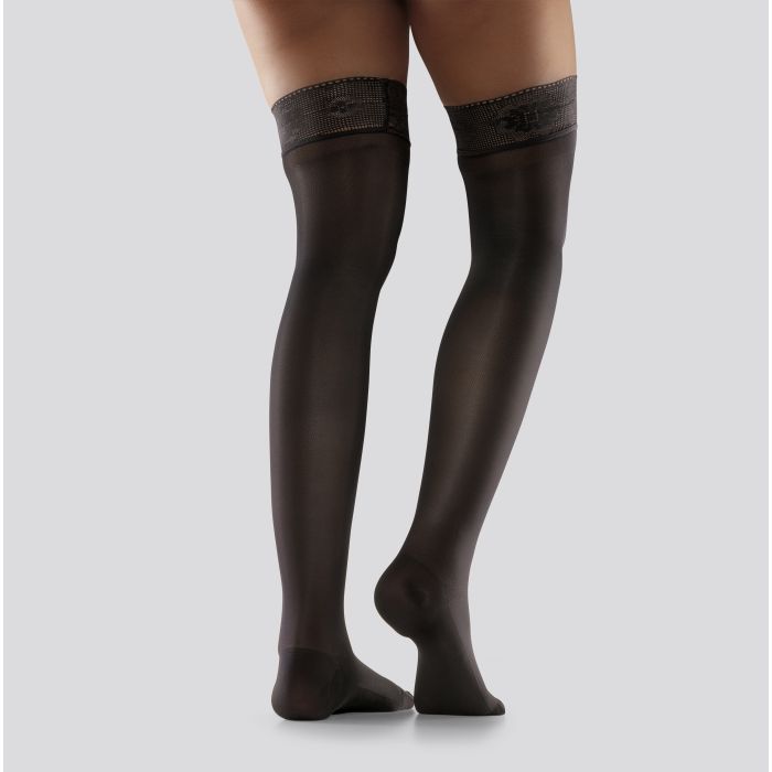 Mabs Nylon Stay Up tukisukka black S 1 pari kuva 2