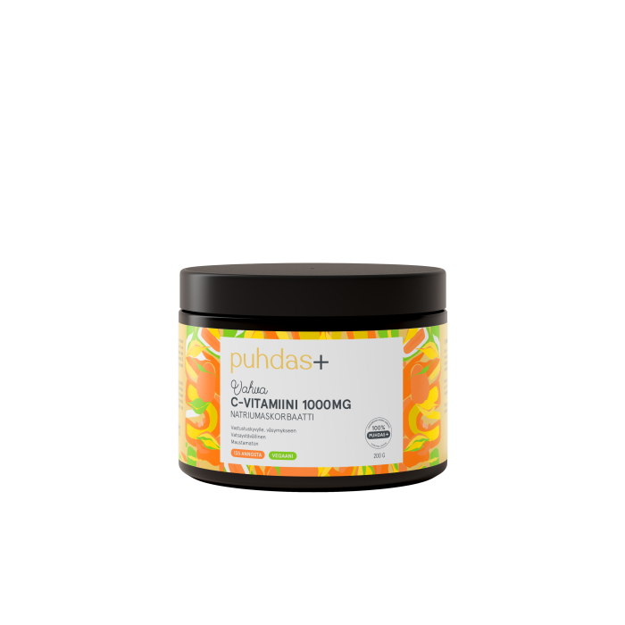 Puhdas+ C-vitamiini 1000 mg + 33% kampanja 200 g
