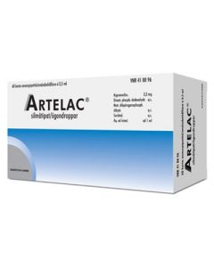ARTELAC silmätipat, liuos, kerta-annospakkaus 3,2 mg/ml 60 x 0,5 ml