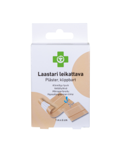 APTEEKKI Laastari leikattava, 6 cm x 1 m 1 kpl/rasia