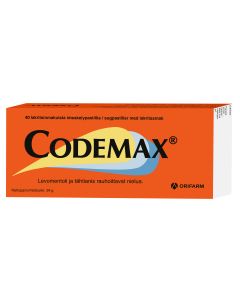 Codemax imeskeltävä pastilli 40 FOL