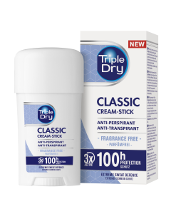 Triple Dry 100h Classic antiperspirant cream stick tuoksuton 45 ml