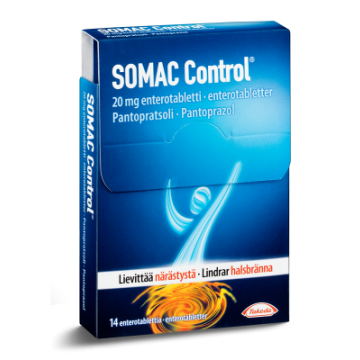 SOMAC CONTROL enterotabletti 20 mg taskupakkaus 14 fol