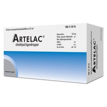 ARTELAC silmätipat, liuos, kerta-annospakkaus 3,2 mg/ml 60 x 0,5 ml