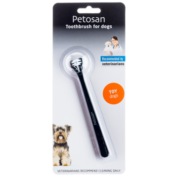 PETOSAN-Hammasharja, koko Toy Dog 1 kpl