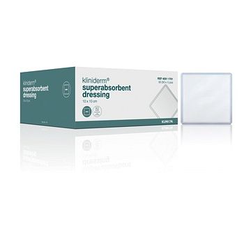 Kliniderm superabsorbent 10x15cm 10 kpl