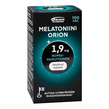 Melatoniini Orion 1,9 mg nieltävä 100 tabl