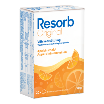 Resorb Original Appelsiini 2x10 tabl