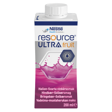Resource Ultra Fruit Vadelma-Mustaherukka Tetra Pak 4x200 ml