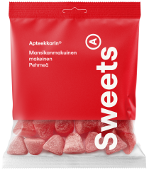 Apteekkarin pehmeä mansikkamakeinen 60 g