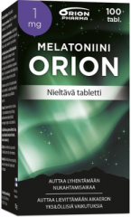 MELATONIINI ORION 1 MG NIELTÄVÄ 100 TABL