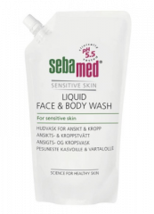 SEBAMED FACE&BODY WASH PESUNESTE TÄYTTÖP 1000 ML