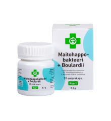 APTEEKKI Maitohappobakteeri+Boulardii Kuuri 20 enterokaps