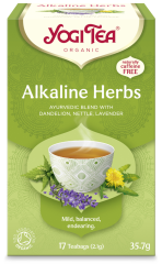 YOGI TEA ALKALINE HERBS LUOMU, DE-ÖKO-005 17 KPL