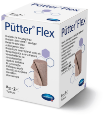 PUTTERFLEX KOMPRESSIOSIDOS 10CMX5M VÄHÄELASTINEN 1 kpl