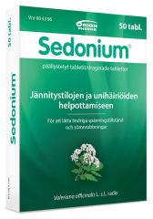 SEDONIUM tabletti, päällystetty 50 fol