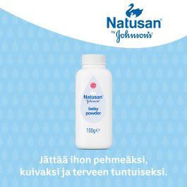 Natusan by Johnson s Baby Powder 100 G Herttoniemen apteekki